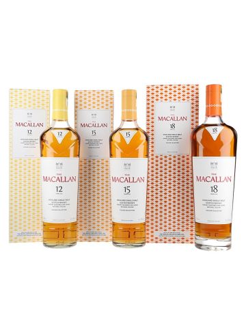 The Macallan Colour Collection 12,15 & 18 YEARS OLD