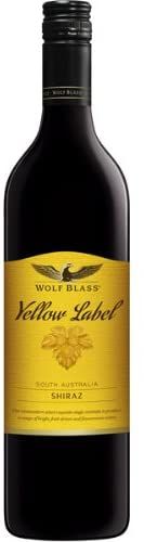 Wolf Blass Yellow Label Shiraz, Red Wine 75 cl, (Case of 12)