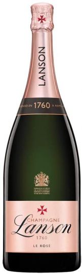 Lanson Rose Label Brut Non Vintage Champagne, 150 cl (Magnum)