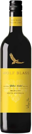 Wolf Blass Yellow Label Merlot Australian Red Wine (6 x 75cl Bottles)