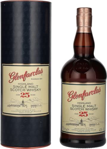 Glenfarclas 25 Year Old Single Malt Scotch Whisky in Gift Tin, 70cl