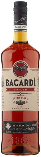 Bacardi Spiced Premium Rum, 100cl