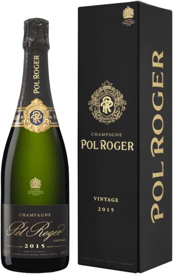 Pol Roger Brut Vintage  2015 Champagne in Gift Box, 75cl