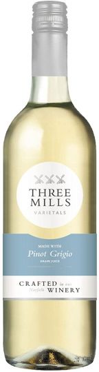 Three Mills Varietals Pinot Grigio Grape Juice, 75cl (Case of 6)