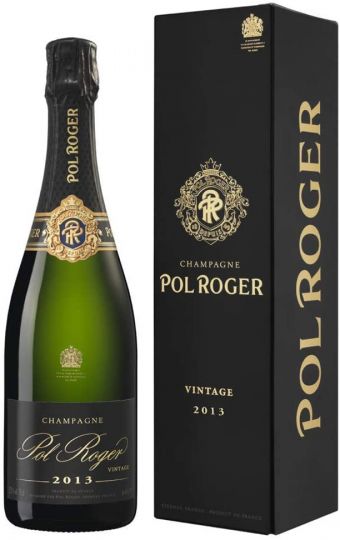 Pol Roger Brut Vintage  2013 White Wine in Gift Box, 75cl