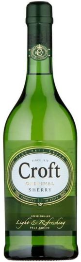 Croft Original Fine Pale Cream Sherry Wine, 75cl