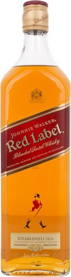 Johnnie Walker Red Label Blended Scotch Whisky, 100cl