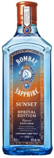 Bombay Sapphire Special Edition Sunset London Dry Gin, 70cl