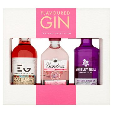 Flavoured Gin Selection Gift Set 3x50ml