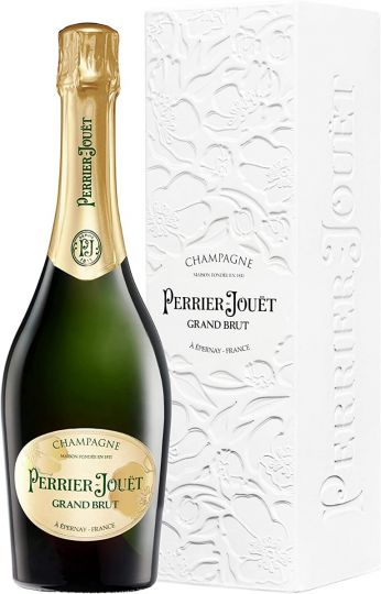 Perrier-Jouët Grand Brut NV Champagne, 75 cl with Gift Box - Perfect Christmas Gift