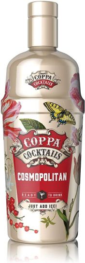 Coppa Cocktails Premium Ready-to-Drink Premixed Cosmopolitan, 70cl