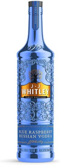 J.J. Whitley Blue Raspberry Vodka, 70 cl 38% ABV