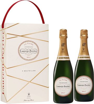 Laurent-Perrier La Cuvée 2 Bottles (2x75cl) in Gift Box