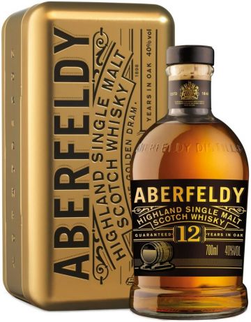Aberfeldy 12 Year Old ingle Malt Classic Highland Scotch Whisky, 70cl