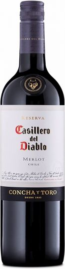 Casillero del Diablo Reserva Merlot Red Wine, 75 cl (Case of 6)