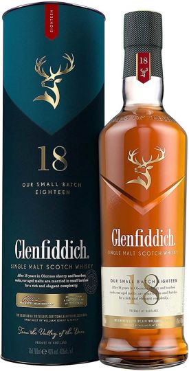 Glenfiddich 18 years old Small Batch 70cl, 40% ABV