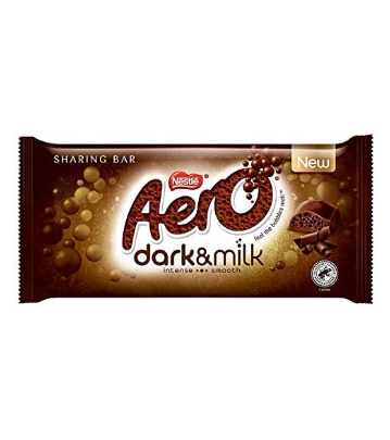 Aero Dark & Milk Chocolate Sharing Bar, 90g