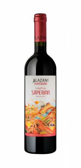 Alazani Kakhuri Saperavi 2018 Red Wine, 75cl