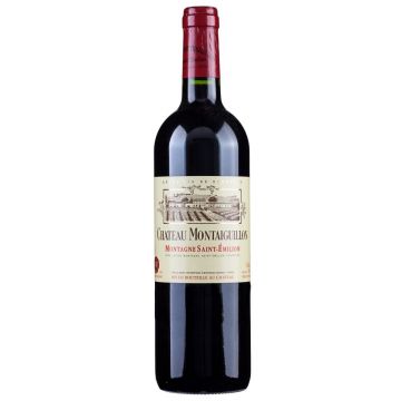 Chateau Montaiguillon  2018 Red Wine, 70cl in Wooden Box
