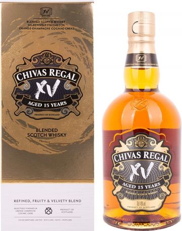 Chivas Regal XV Blended Whisky in Gift Box, 70cl
