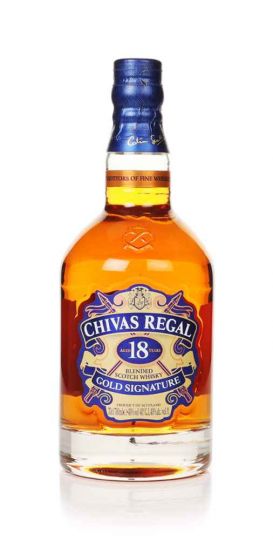 Chivas Regal 18 Year Old Gold Signature Blended Scotch Whisky, 70cl