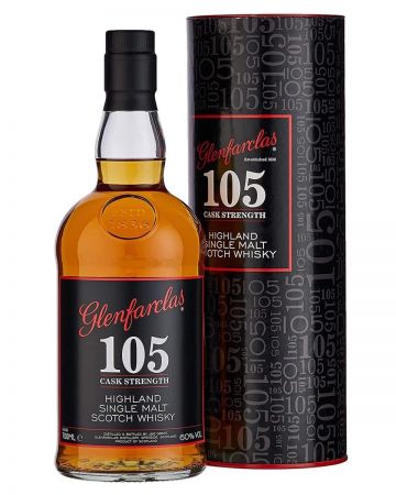 Glenfarclas Highland Single Malt Scotch 105 Year Old Whisky in Gift Pack, 70cl