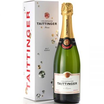 Taittinger Brut Reserve NV Champagne in Gift Box, 75cl