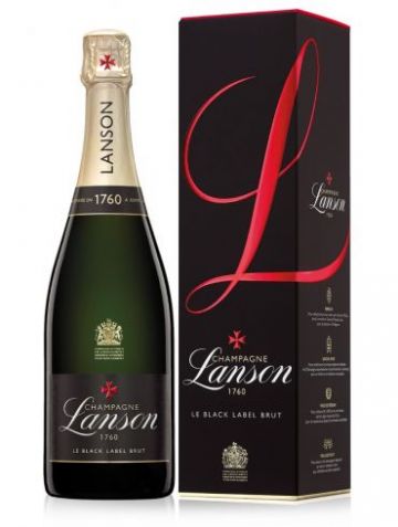 Lanson Le Black Label Brut NV Champagne in Gift Box, 150cl (Magnum)