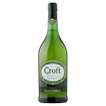 Croft Original Fine Pale Cream Sherry 70cl Bottle x 2 Pack