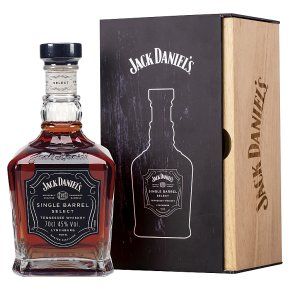 JJack Daniel's Single Barrel Select Tennessee Whiskey in Wooden Box, 70cl