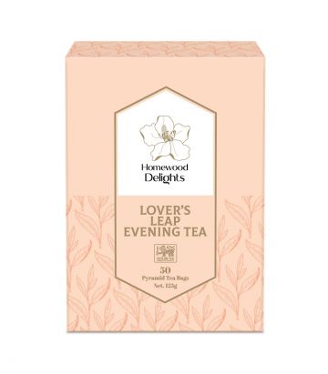 Lovers Leap Evening Tea Pyramid Bag Box, 50 x 2.5g