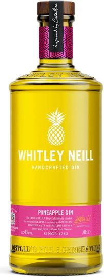 Whitley Neill Pineapple Gin, 70cl