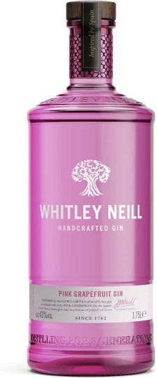 Whitley Neill Pink Grapefruit Gin, 175cl