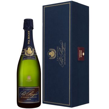 Pol Roger Sir Winston Churchill 2004 Vintage Champagne in Gift Box,  75cl        