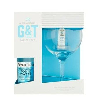 A Classic G&T Moment Copa Glass with a Bombay Sapphire Special Edition Sunset London Dry Gin 700ml