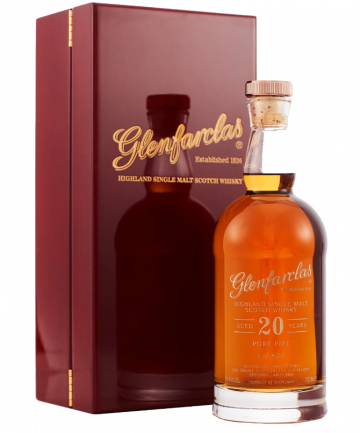 Glenfarclas 20 Year Old Port Pipe Limited Edition Whisky Glencairn Decanter 70cl