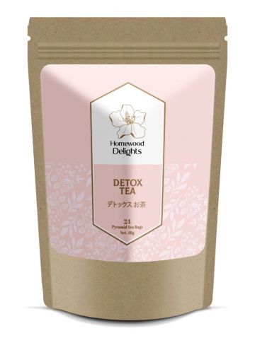 Detox Tea Pyramid Bag Pouch, 24 x 2g