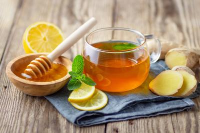 Lemon tea & honey in Ramadan